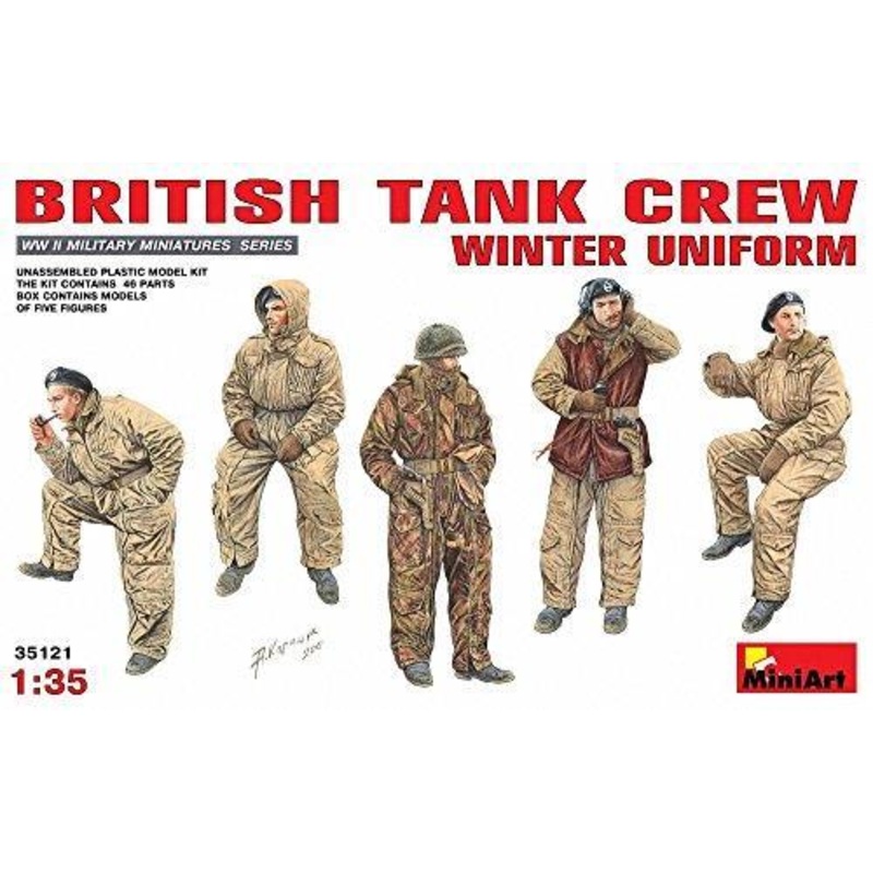 Miniart 1:35 British Tank Crew (Winter Uniform)