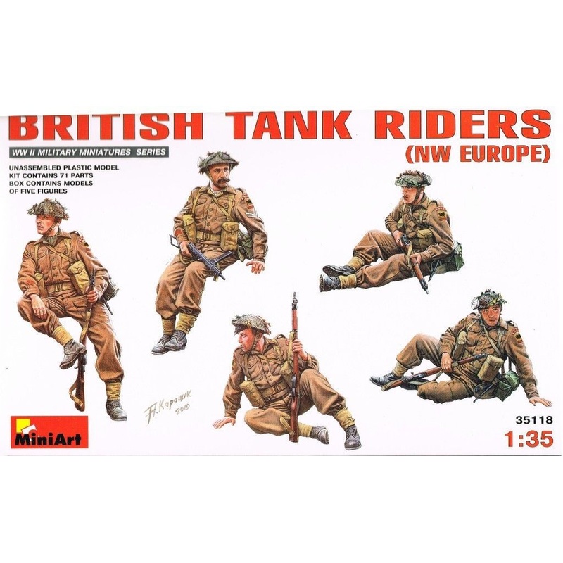 Miniart 1:35 British Tank Riders (NW Europe)