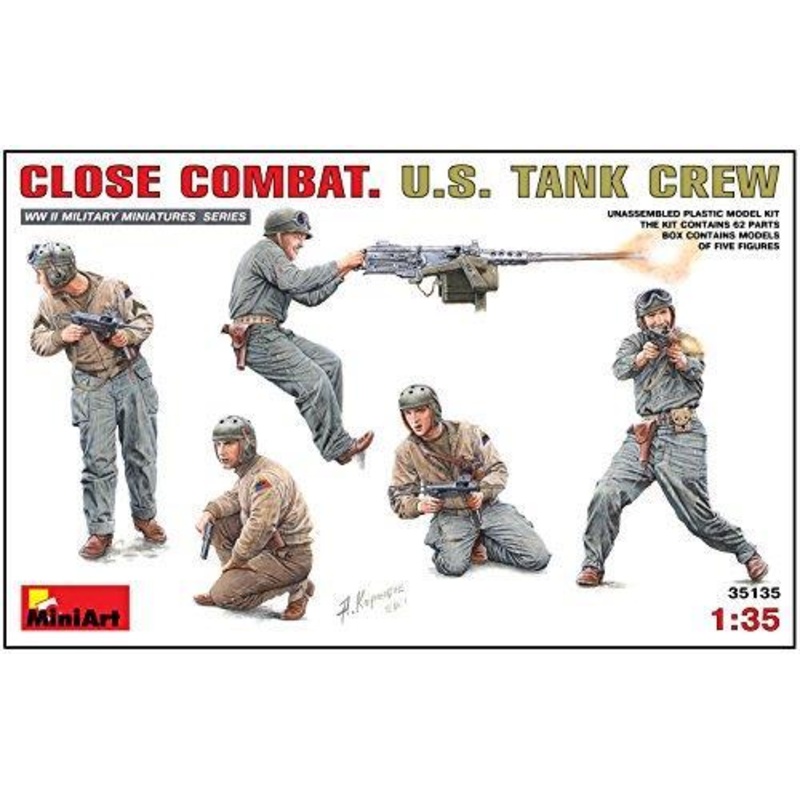 Miniart 1:35 Close Combat U.S. Tank Crew