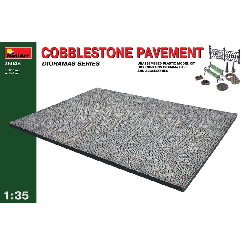 Miniart 1:35 Cobblestone Pavement