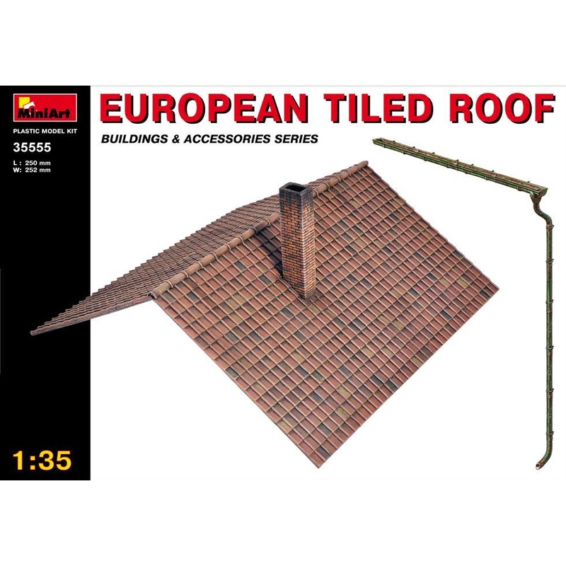 Miniart 1:35 European Tiled Roof