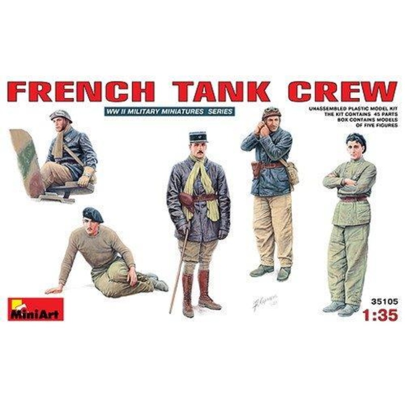 Miniart 1:35 French Tank Crew