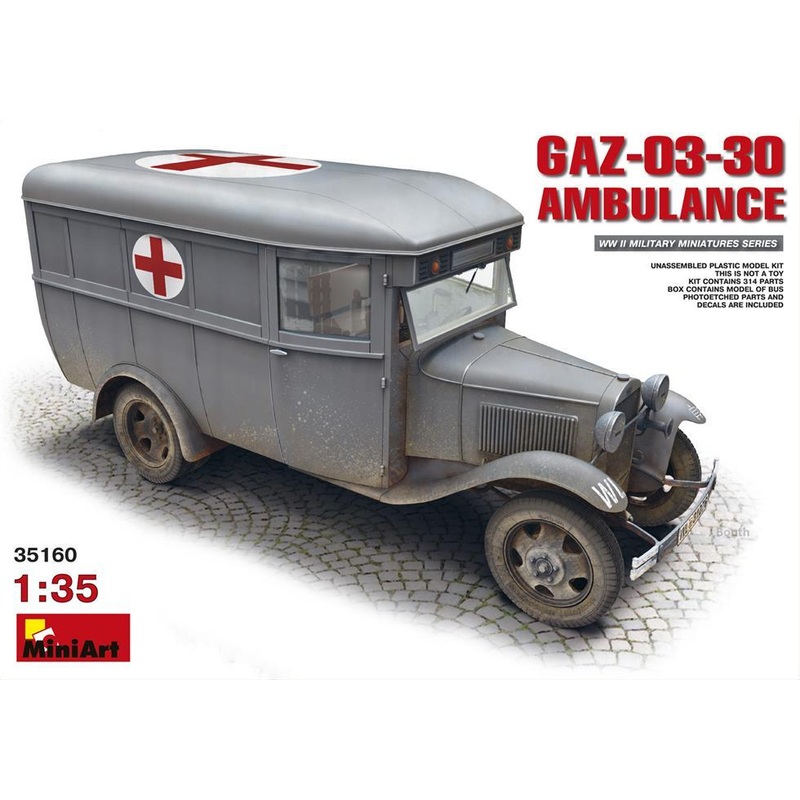 Miniart 1:35 GAZ-03-30 Ambulance
