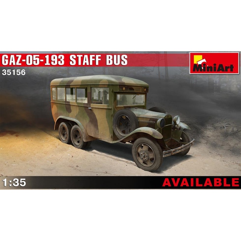 Miniart 1:35 GAZ-05-193 Staff Bus
