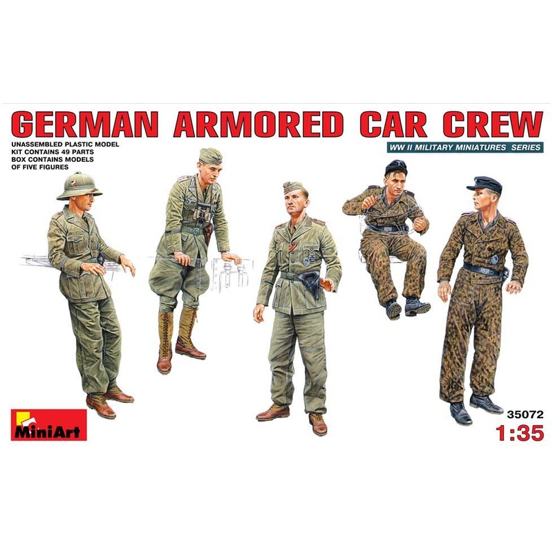 Miniart 1:35 German Armoured Car Crew