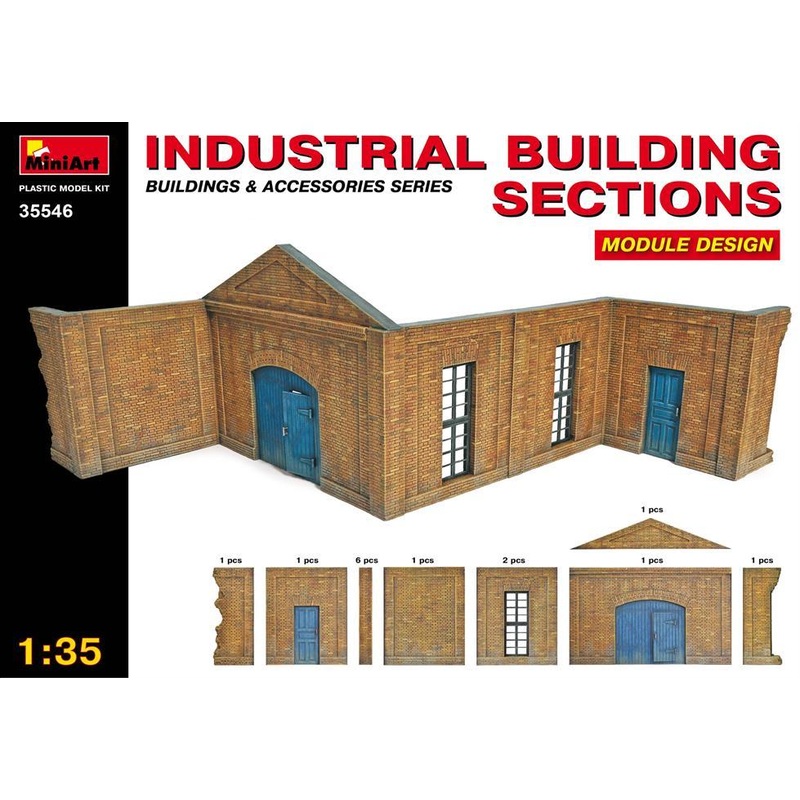 Miniart 1:35 Industrial Building Sections