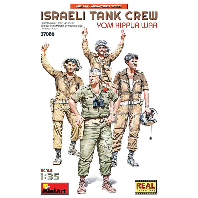 Miniart 1/35 ISRAELI TANK CREW. YOM KIPPUR WAR