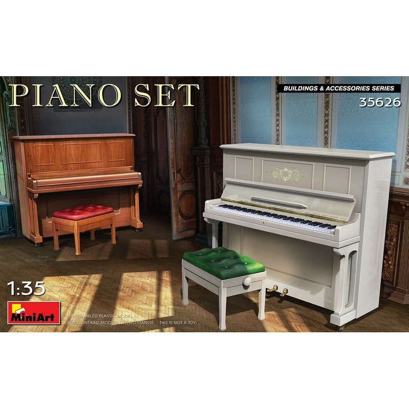Miniart 1/35 scale Piano set