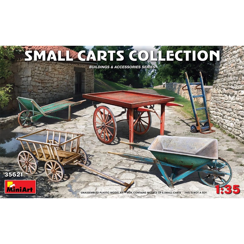 Miniart 1/35 scale SMALL CARTS COLLECTION