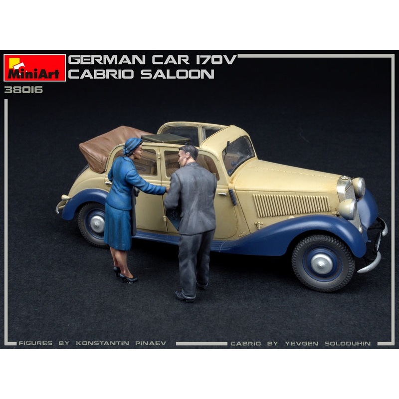 Miniart 1/35 scale WW2 GERMAN CAR 170V CABRIO SALOON