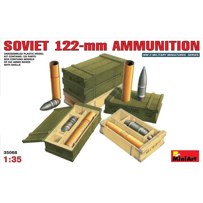 Miniart 1:35 Soviet 122mm Ammunition