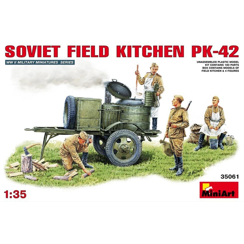 Miniart 1:35 Soviet Field Kitchen KP-42
