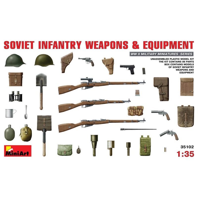 Miniart 1:35 Soviet Infantry Weapons and Equipment