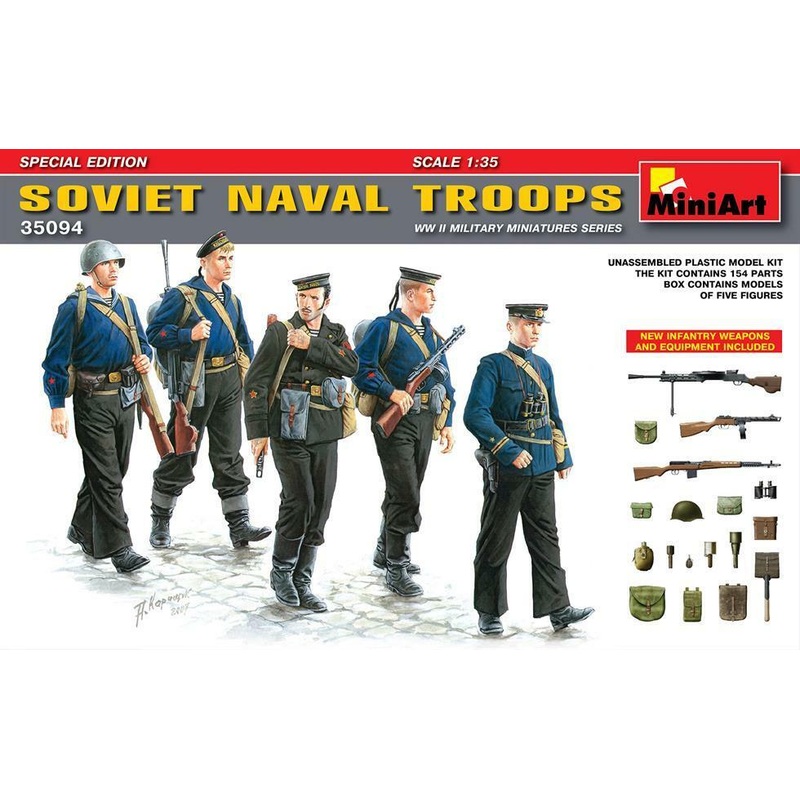 Miniart 1:35 Soviet Naval Troops. (Special Edition)