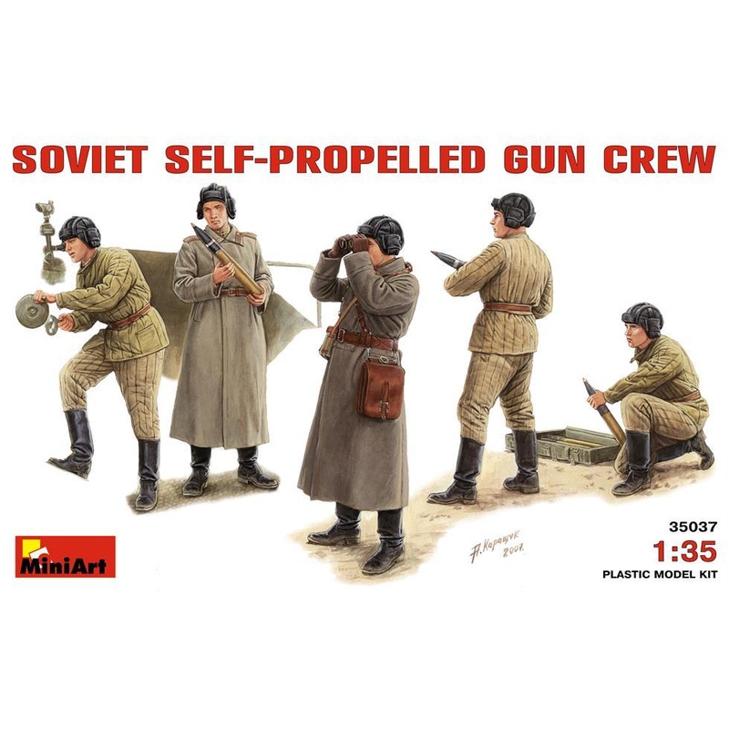 Miniart 1:35 Soviet self-propelled gun crew