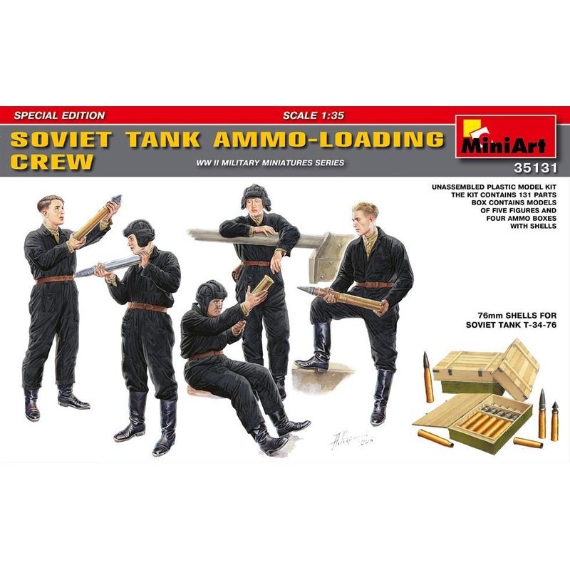 Miniart 1:35 Soviet Tank Ammo-Loading Crew Set (Spec Edit)