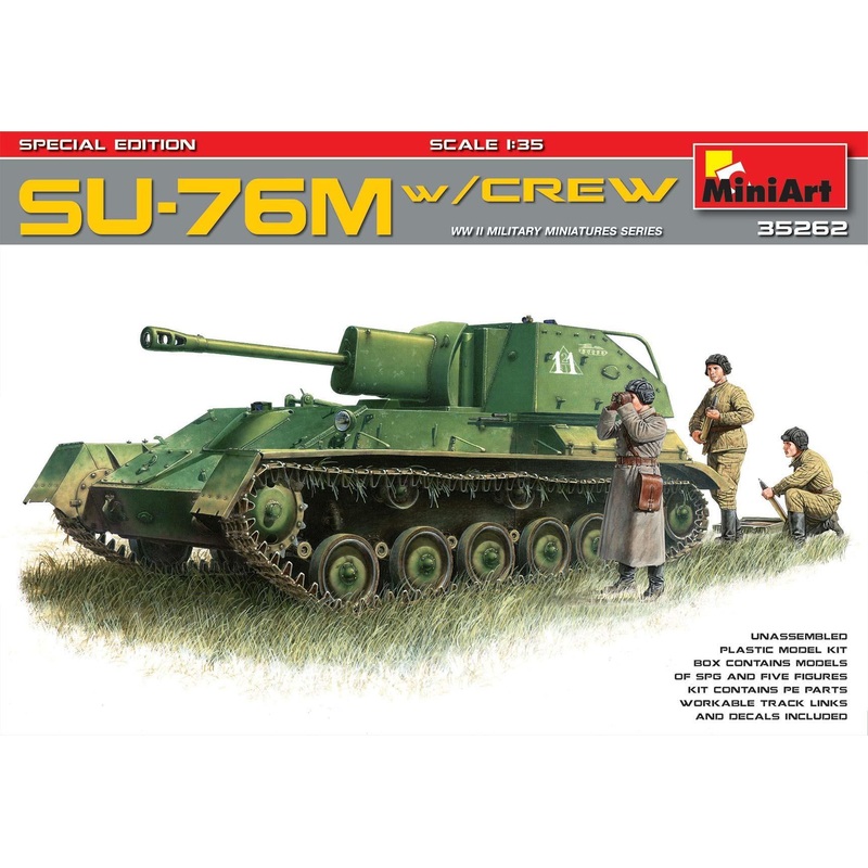 Miniart 1:35 – SU-76M with Crew Special Edition