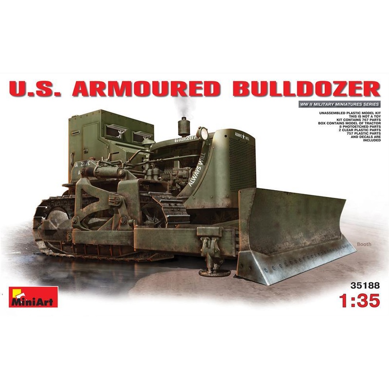 Miniart 1:35 US Armoured Bulldozer
