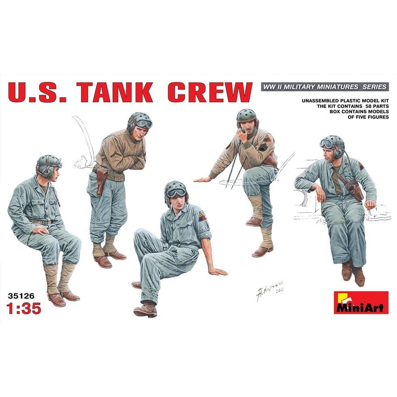 Miniart 1:35 US Tank Crew