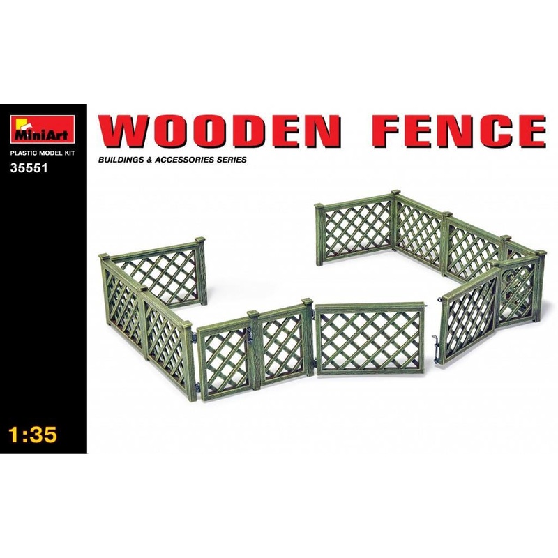 Miniart 1:35 Wooden Fence