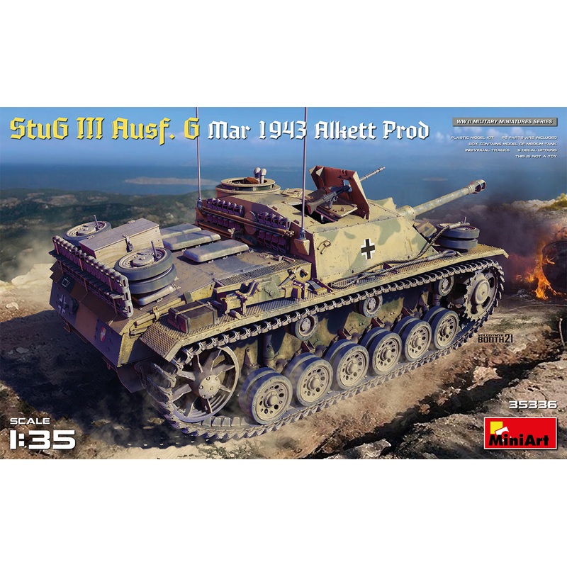 Miniart 1/35 WW2 German StuG III Ausf. G March 1943 Alkett Prod