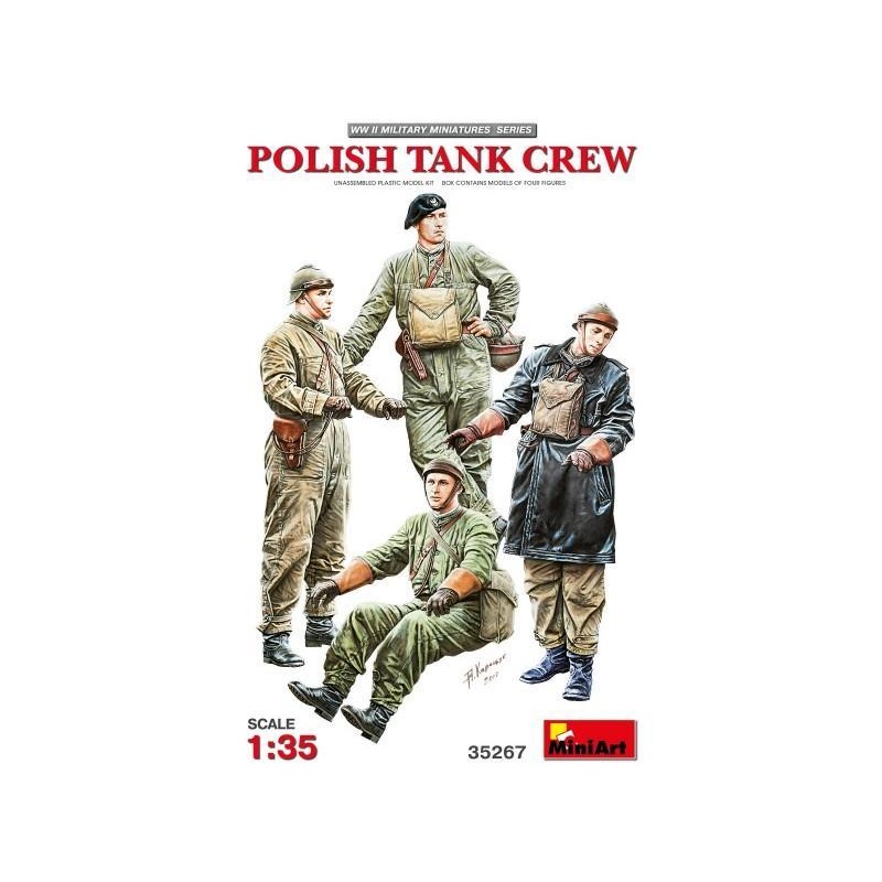 Miniart 1:35 WW2 Polish Tank Crew