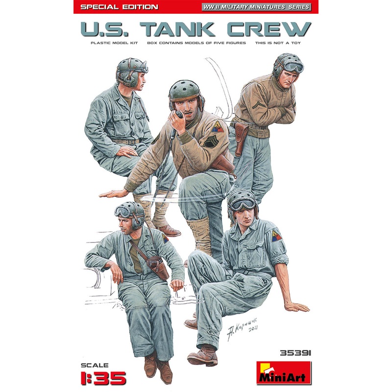 Miniart 1/35 WW2 U.S. TANK CREW. SPECIAL EDITION