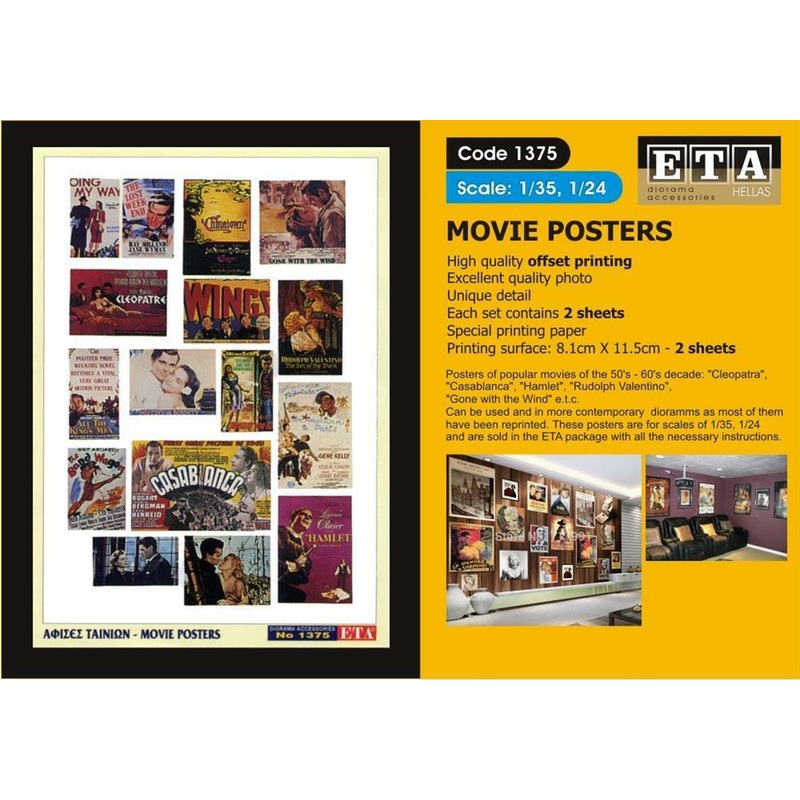 MOVIE POSTER Suit scales 1/35, 1/24