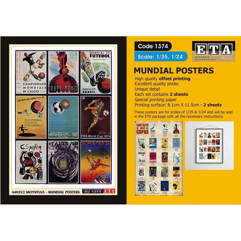 MUNDIAL POSTER Suit scales 1/35, 1/24