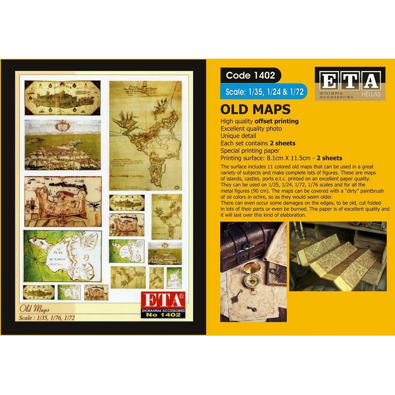 OLD MAPS Suit scales 1/35, 1/72, 1/76