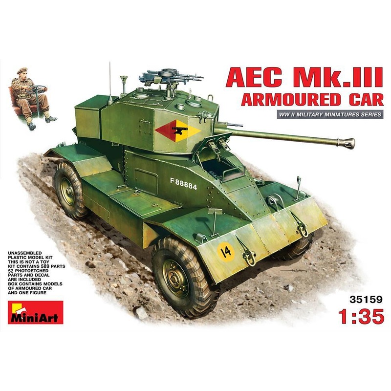 Miniart 1:35 AEC Mk Armoured Car