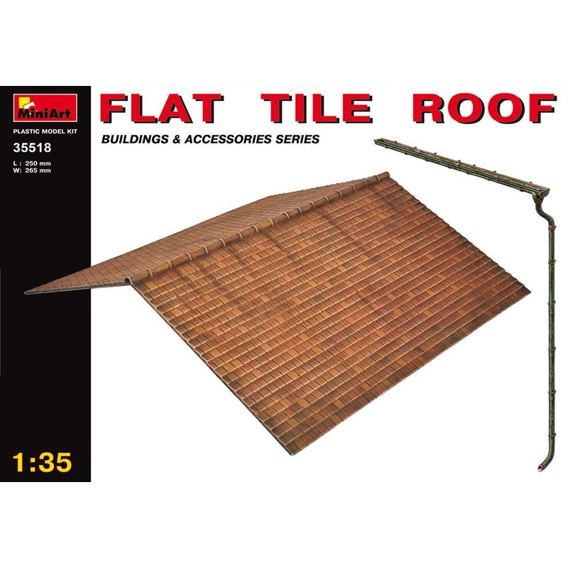 Miniart 1:35 Flat Tile Roof