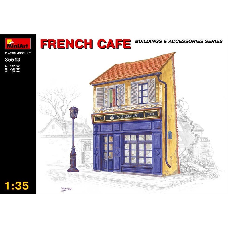 Miniart 1:35 French Cafe