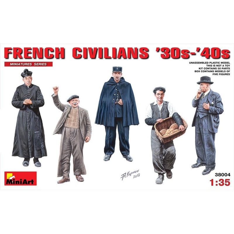 Miniart 1:35 French Civilians 30s-40s
