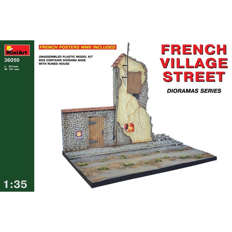 Miniart 1:35 French Village Street