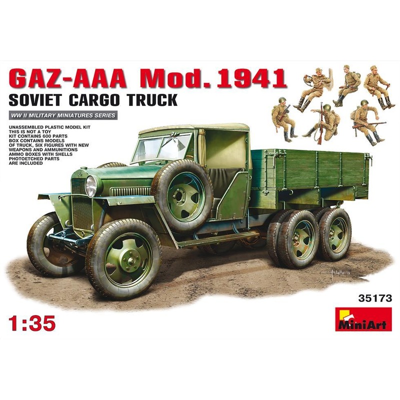 Miniart 1:35 GAZ-AAA Cargo Truck Mod. 1941
