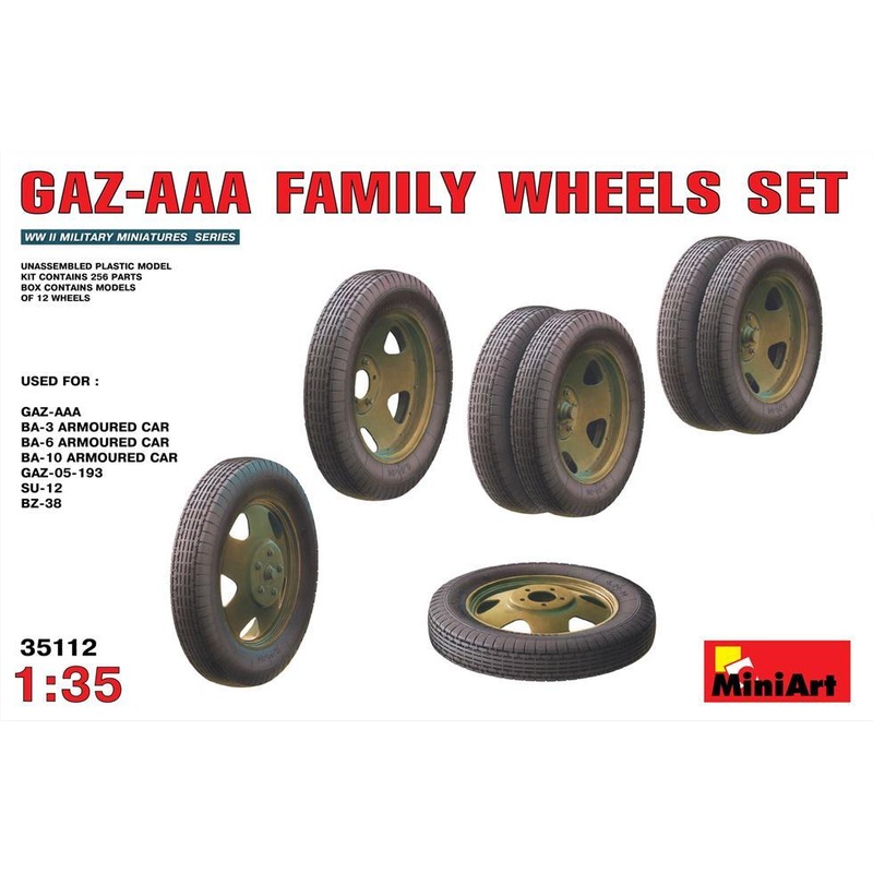 Miniart 1:35 GAZ-AAA Family Wheels Set