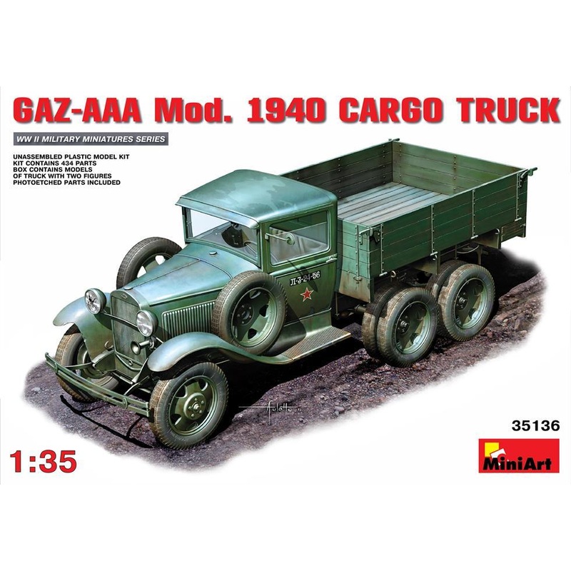 Miniart 1:35 GAZ-AAA Mod 1940 Cargo Truck
