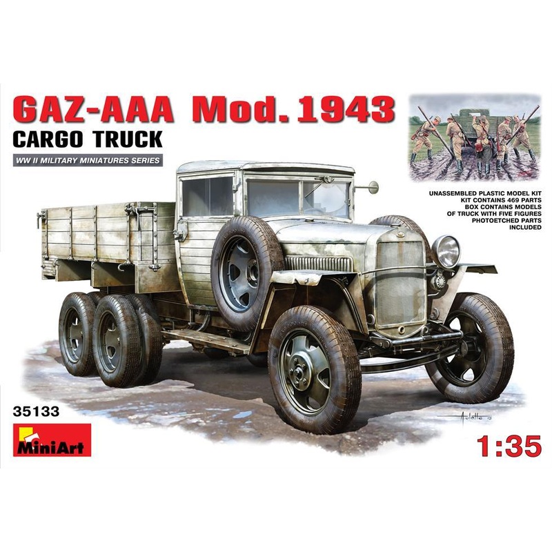 Miniart 1:35 GAZ-AAA Mod. 1943 Cargo Truck