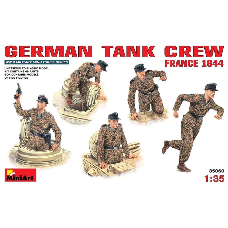 Miniart 1:35 German Tank Crew France 1944