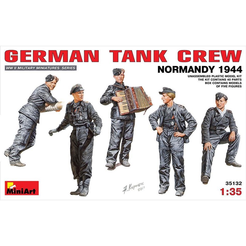 Miniart 1:35 German Tank Crew (Normandy 1944)