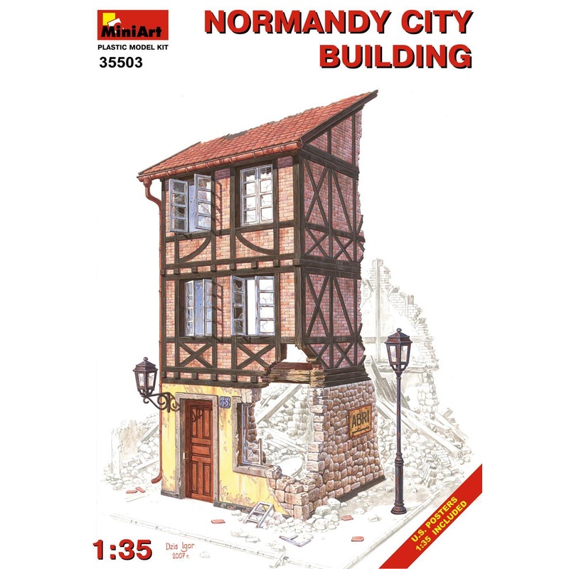 Miniart 1:35 Normandy City Building