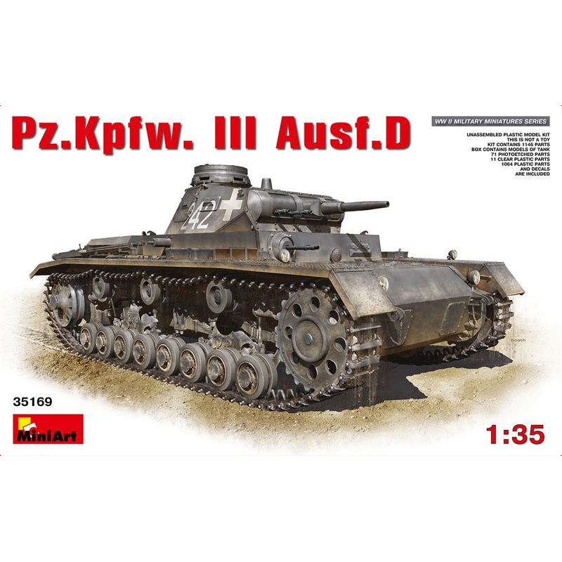 Miniart 1:35 Pz.Kpfw.III Ausf.D