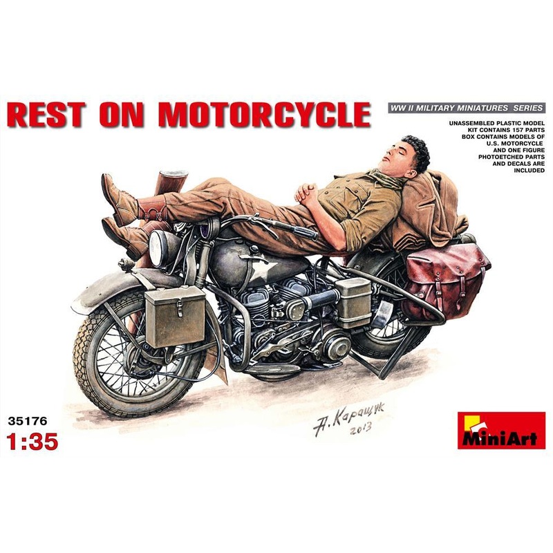 Miniart 1:35 Rest on Motorcycle