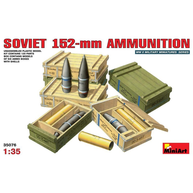 Miniart 1:35 Soviet 152mm Ammunition