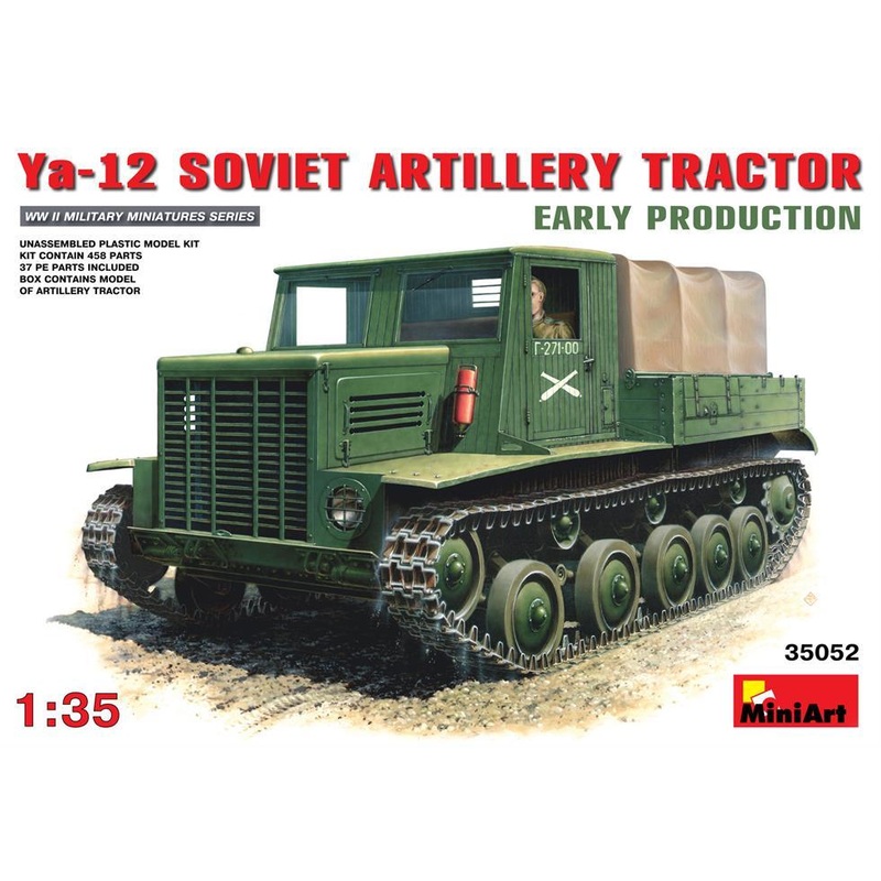 Miniart 1:35 Soviet Artillery Tractor Ya-12 Early Prod