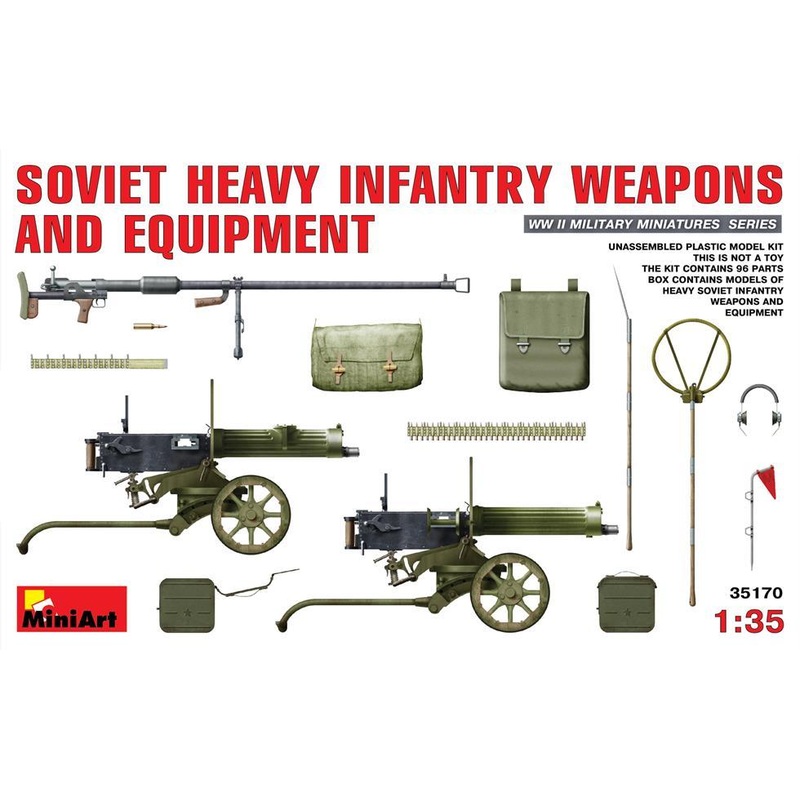 Miniart 1:35 Soviet Heavy Infantry Weapons Equipment