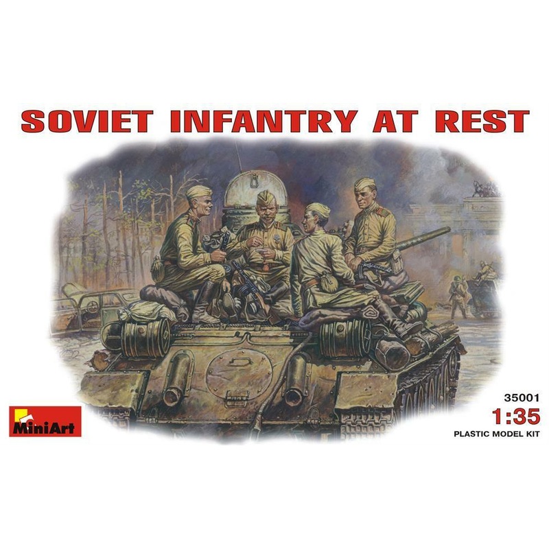 Miniart 1:35 Soviet infantry at rest