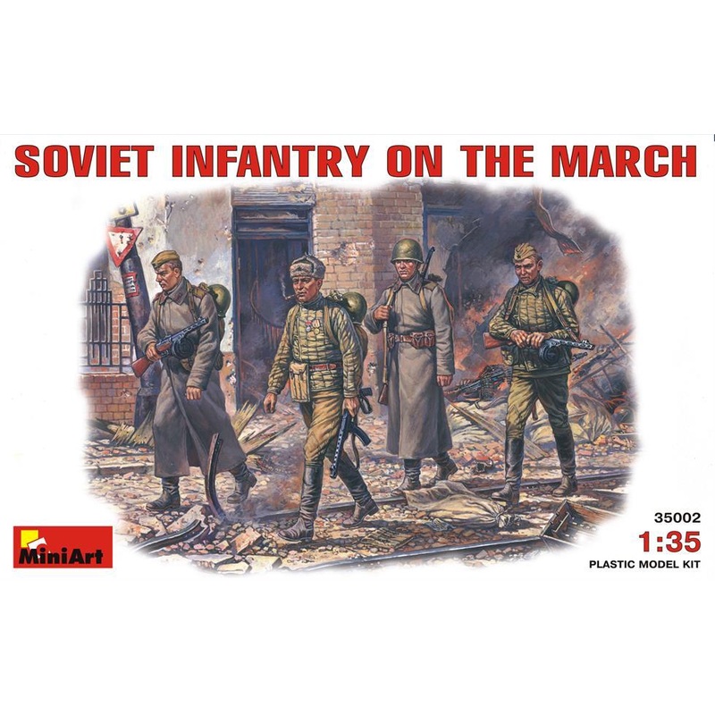 Miniart 1:35 Soviet infantry on march
