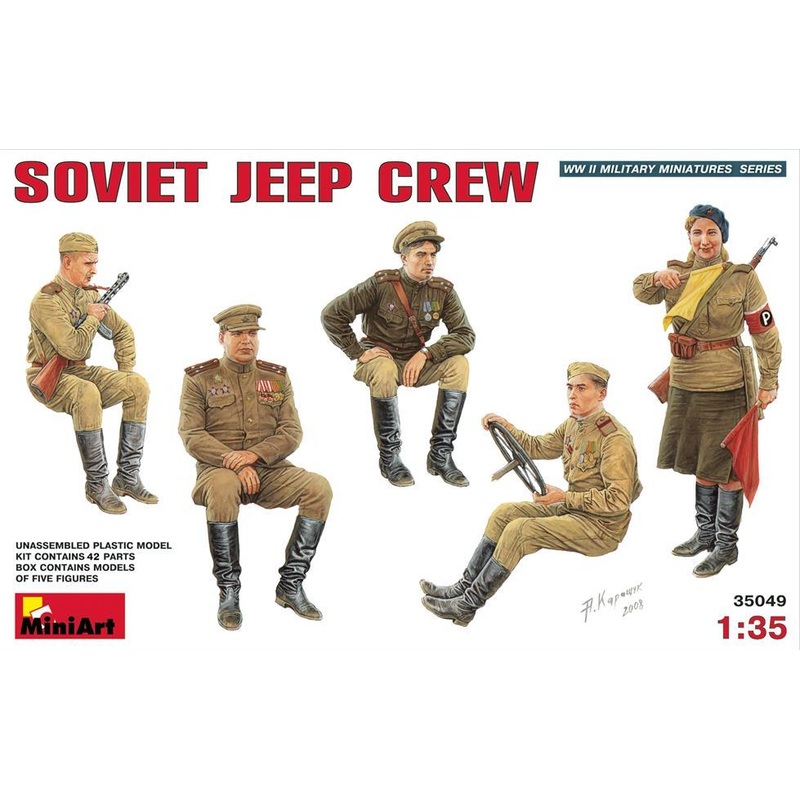 Miniart 1:35 Soviet Jeep Crew
